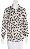 Thumbnail for your product : L'Agence Printed Long Sleeve Blouse