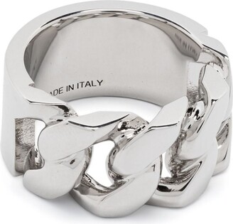 指輪・リング Identity Tag Ring - Alexander McQueen - l - llic Alexander McQueen Identity Tag Ring – LOZURI®