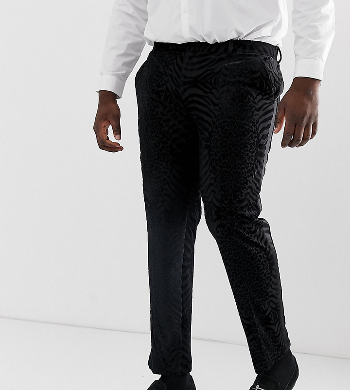 men's velvet tuxedo pants