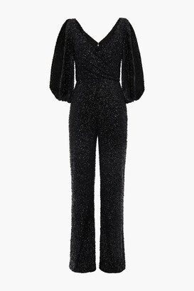 black beaded jumpsuit