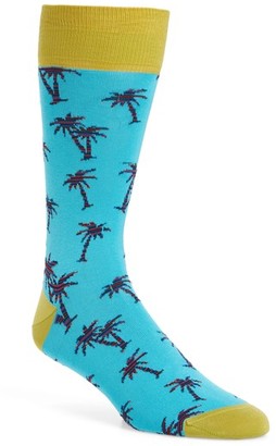 Bugatchi Men's Tropical Socks