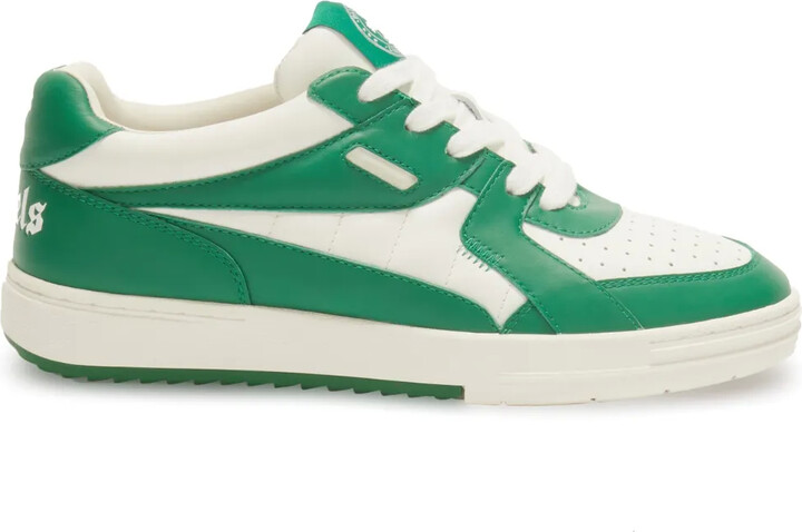 University lace-up leather sneakers