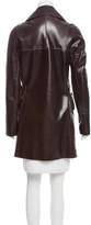 Thumbnail for your product : Alaia Double-Breasted Leather Coat