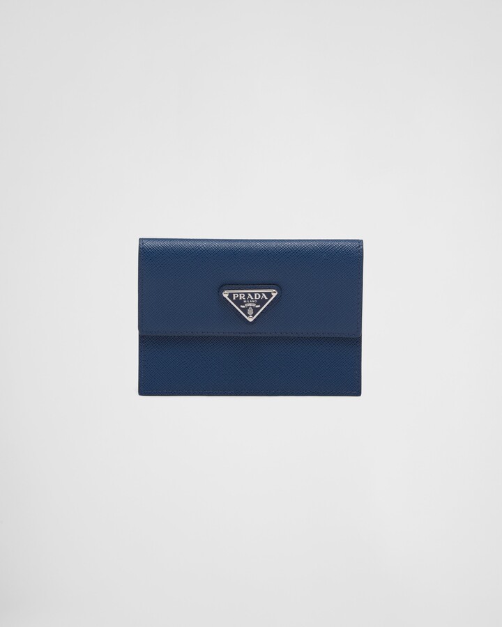 Prada Saffiano Leather Continental Wallet on SALE