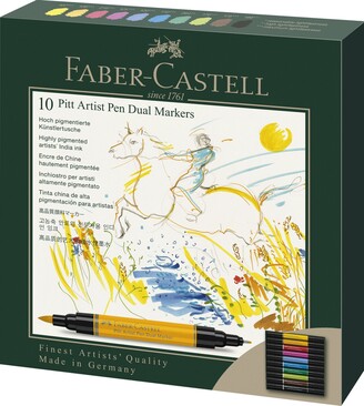 Faber-Castell Pitt Artist Dual Ended Markers, Set Of 10
