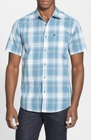 Thumbnail for your product : Quiksilver 'Mister Pat' Short Sleeve Plaid Woven Shirt