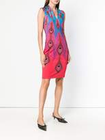 Thumbnail for your product : Just Cavalli gradient print fitted dress