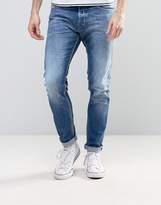 Thumbnail for your product : Diesel Tepphar Skinny Jeans 859R Mid Light Wash