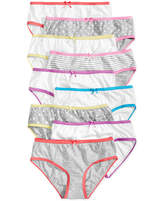 Thumbnail for your product : Maidenform 9-Pk. Pop Of Heathers Cotton Brief Underwear, Little Girls and Big Girls