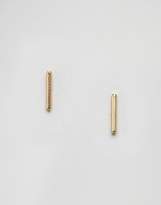 Thumbnail for your product : Pieces Bar Stud Earrings
