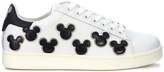 Thumbnail for your product : M.O.A. Master Of Arts Sneaker Moa Mickey Mouse In Pelle Bianca E Nera