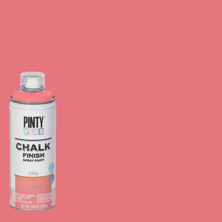 PINTY PLUS 11.82 oz. Coral Chalk Finish Spray Paint