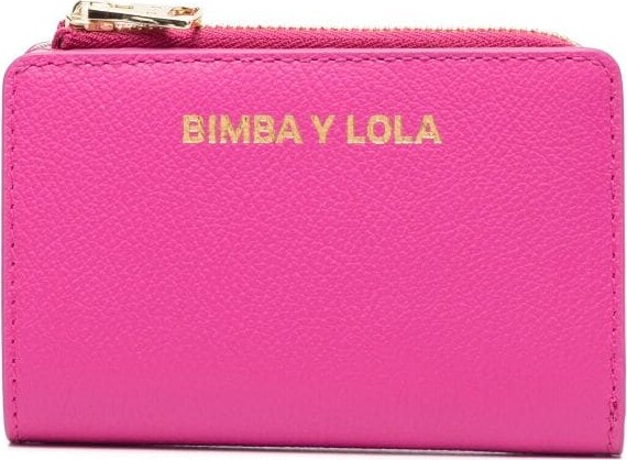 Bimba y Lola Logo-Stamp Rectangular Leather Wallet ShopStyle - Main Image