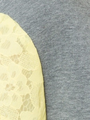 Boutique Moschino lace detailing T-shirt dress