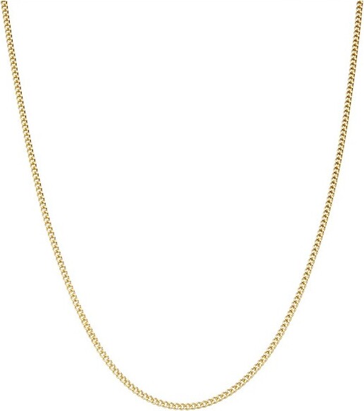 Junior Jewels JuniorJewelsSterlingSilverCurbChainNecklace
