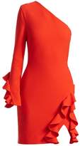 Thumbnail for your product : Cinq à Sept Pia One-Shoulder Ruffle Dress