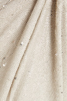 Thumbnail for your product : Badgley Mischka Sequin-embellished Knitted Gown