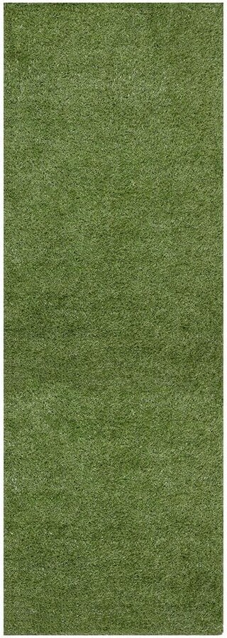 Evergreen Collection 3 ft. x 12 ft. Indoor/Outdoor Green Realistic Feel Artificial Grass Runner Rug,2 ft. 7 in. x 12 ft.