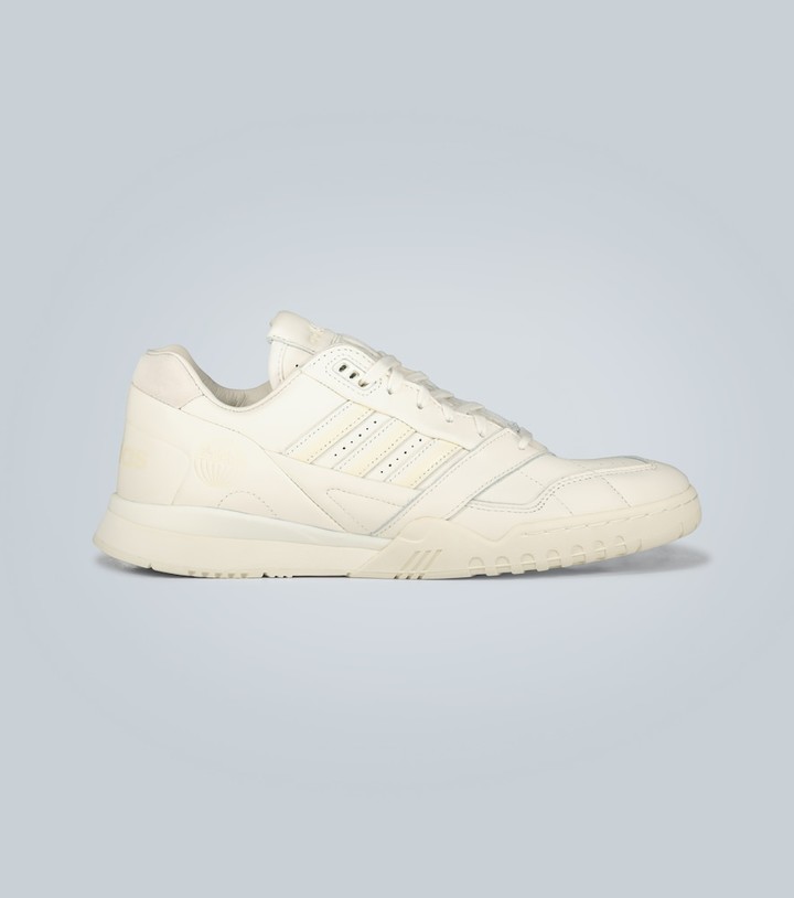 adidas . Trainer leather sneakers - ShopStyle