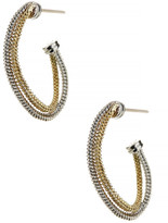 Thumbnail for your product : Lagos Soiree Sterling Silver & 18K Gold Twist Half Hoop Earrings