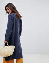 Thumbnail for your product : Vila double breasted trench coat