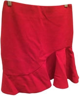 Thumbnail for your product : Alexander McQueen Red Wool Skirt