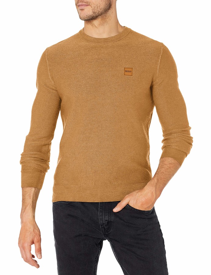 HUGO BOSS Men's Logo Knit Sweater - ShopStyle