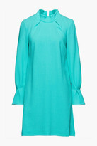 Thumbnail for your product : Goat Elodie pleated wool-crepe mini dress