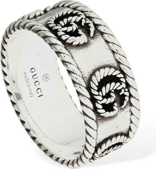 Gucci Sterling Silver Black Enamel Tiger Band – The Estate Watch And  Jewelry Company®