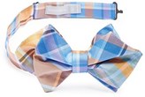 Thumbnail for your product : Nordstrom Plaid Silk Pointed Bow Tie (Big Boys)