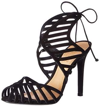 Schutz Women's S0-13871075N Ankle Strap Sandals, Black