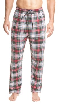 polo ralph lauren men's plaid flannel pajama pants