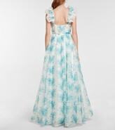 Thumbnail for your product : LoveShackFancy Macron floral gown