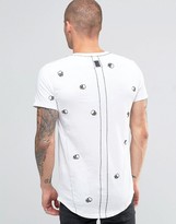 Thumbnail for your product : Religion T-Shirt With All Over Embroided Skull