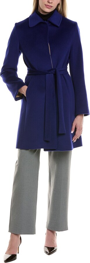 Fleurette Wool-Blend Coat
