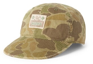 Ralph Lauren Camo Cotton Herringbone Cap - ShopStyle Hats