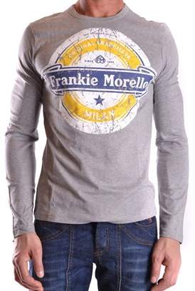 Frankie Morello Men's Grey Cotton T-shirt