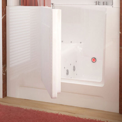 Therapeutic Tubs Telluride 47" x 27" Walk-In Bathtub with Faucet