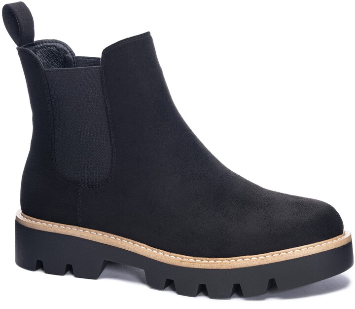 Chinese Laundry Piper Fine Faux Suede Chelsea Boot - ShopStyle