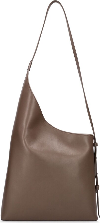 Demi lune shopper leather bag - Aesther Ekme - Women