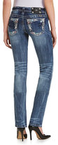 Thumbnail for your product : Miss Me Colorful-Pocket Straight-Leg Jeans