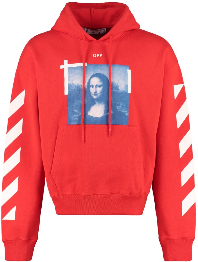 off white red hoodie price