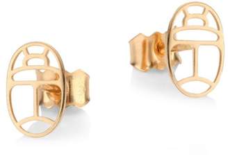 ginette_ny 18K Rose Gold Wish Earring Studs