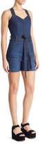Thumbnail for your product : 7 For All Mankind Crisscross Denim Romper