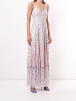 Thumbnail for your product : Needle & Thread Sequin Embellished Ruffle Trim Gown