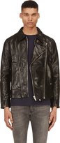 Thumbnail for your product : Golden Goose Black Leather Biker Jacket