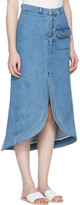 Thumbnail for your product : See by Chloe Indigo Denim Skirt