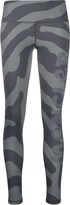 Thumbnail for your product : MONCLER GENIUS X Salehe Bembury Grey Printed Leggings