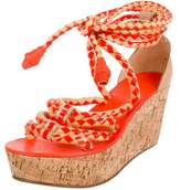 Thumbnail for your product : Tory Burch Lace-Up Wedge Sandals