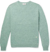 Thumbnail for your product : Acne Studios Nicol Embroidered MÃ©lange Wool Sweater